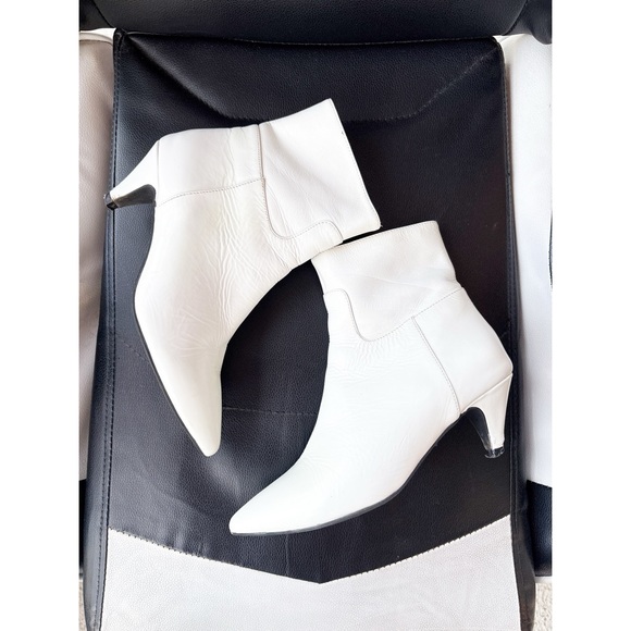 Jeffrey Campbell Shoes - Jeffrey Campbell White Muse‎ Patent Leather Ankle Booties